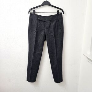 Vince Charcoal Wool Crop Cigarette Pant Size 2 EUC